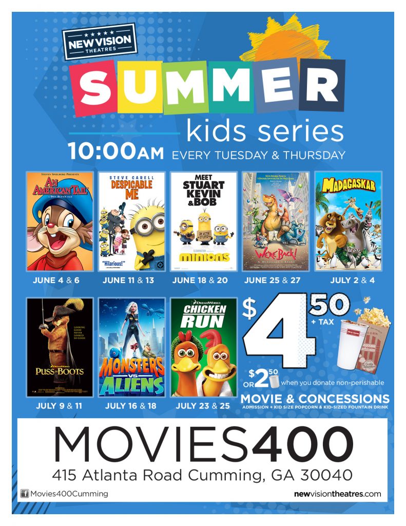 Summer Movies For Kids At Movies 400 2019 